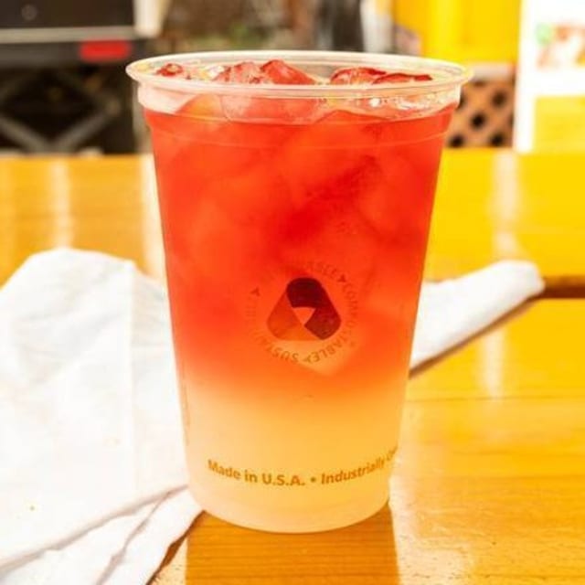 Hibiscus Raspberry Iced Tea.